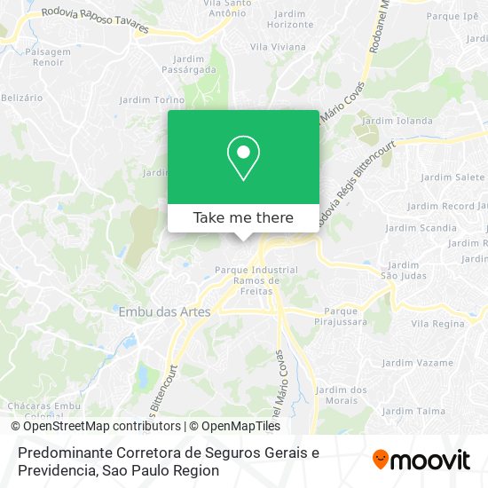 Predominante Corretora de Seguros Gerais e Previdencia map