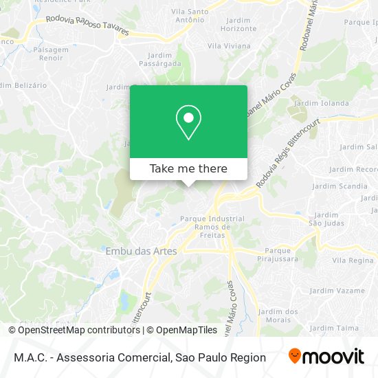 M.A.C. - Assessoria Comercial map