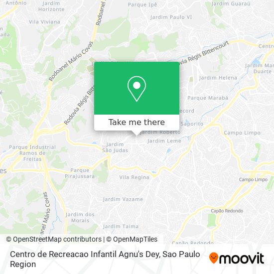 Centro de Recreacao Infantil Agnu's Dey map