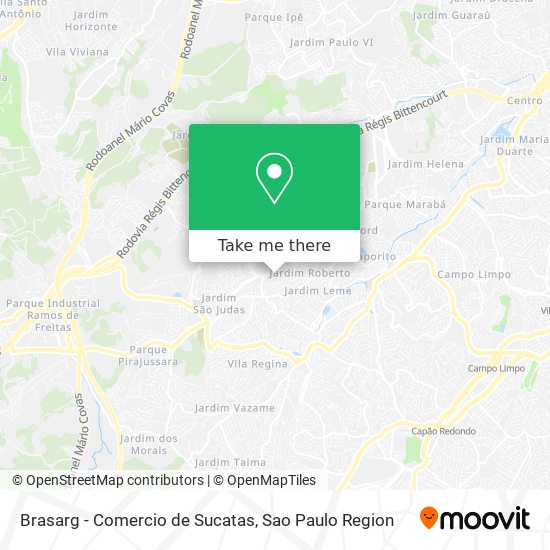 Brasarg - Comercio de Sucatas map