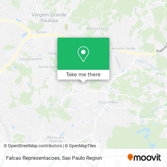 Falcao Representacoes map