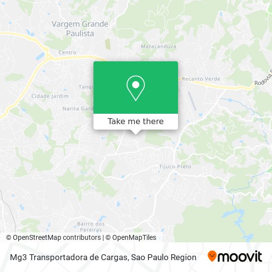 Mapa Mg3 Transportadora de Cargas