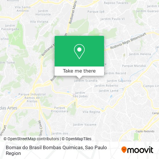 Bomax do Brasil Bombas Químicas map