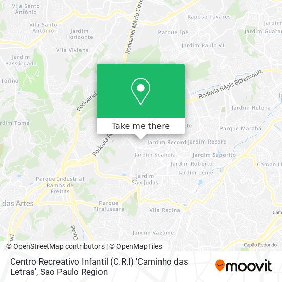 Centro Recreativo Infantil (C.R.I) 'Caminho das Letras' map