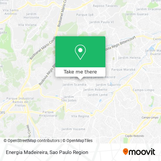 Energia Madeireira map