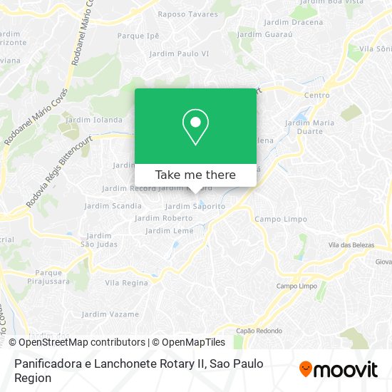 Panificadora e Lanchonete Rotary II map
