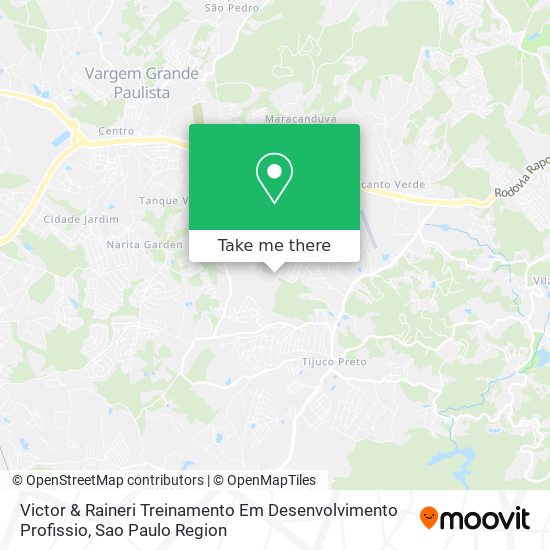 Mapa Victor & Raineri Treinamento Em Desenvolvimento Profissio