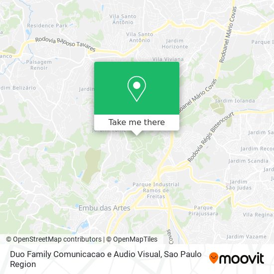 Mapa Duo Family Comunicacao e Audio Visual