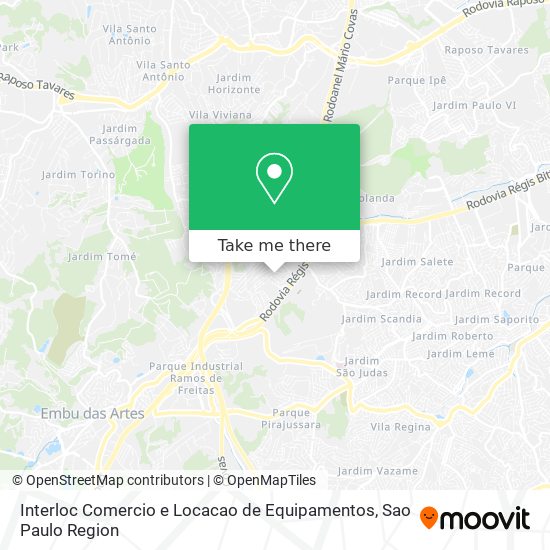 Interloc Comercio e Locacao de Equipamentos map