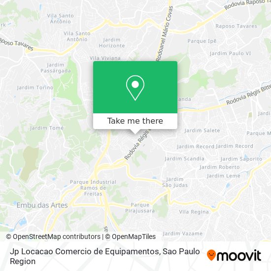 Jp Locacao Comercio de Equipamentos map