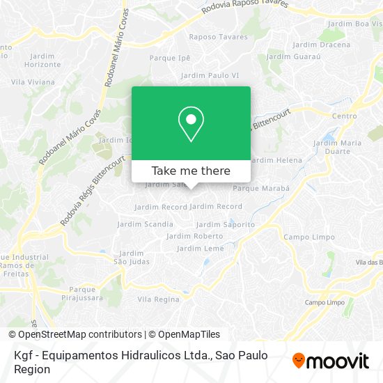 Kgf - Equipamentos Hidraulicos Ltda. map