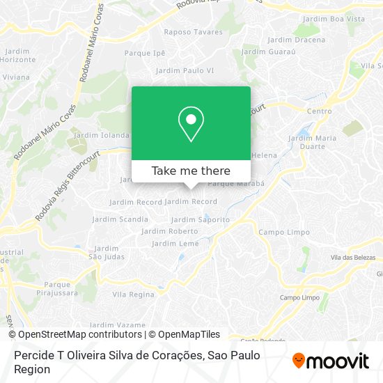 Percide T Oliveira Silva de Corações map