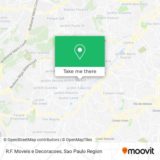 R.F. Moveis e Decoracoes map