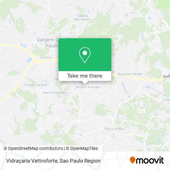 Vidraçaria Vettroforte map