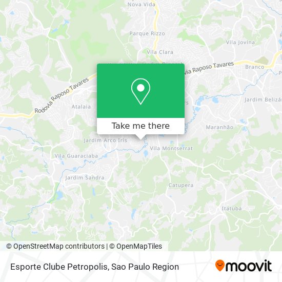 Esporte Clube Petropolis map