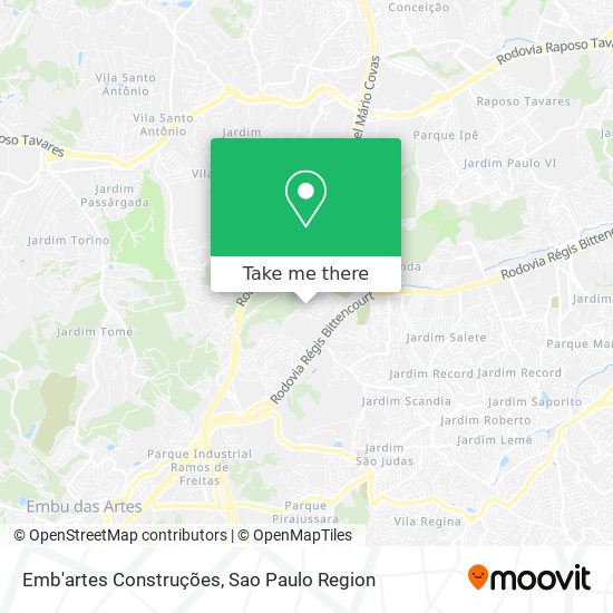 Mapa Emb'artes Construções