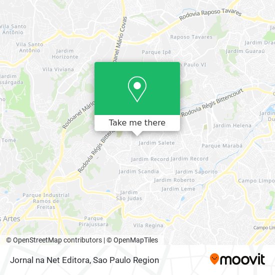 Jornal na Net Editora map