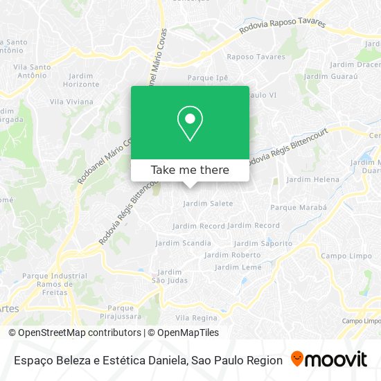 Espaço Beleza e Estética Daniela map