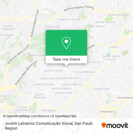 Jovem Letreiros Comunicação Visual map