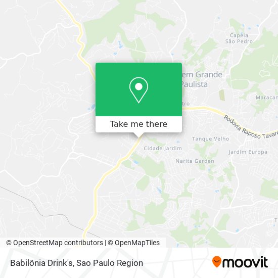 Babilônia Drink's map