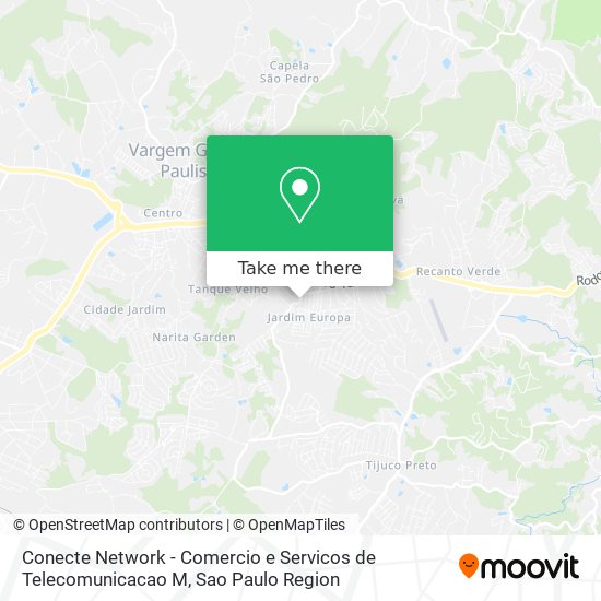 Mapa Conecte Network - Comercio e Servicos de Telecomunicacao M