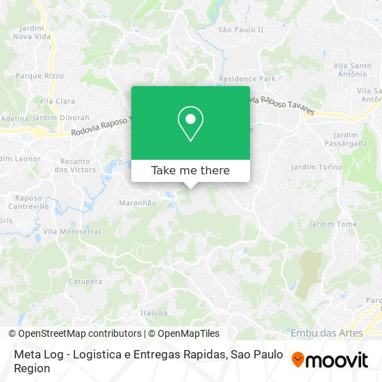 Meta Log - Logistica e Entregas Rapidas map