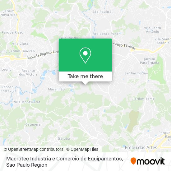 Macrotec Indústria e Comércio de Equipamentos map