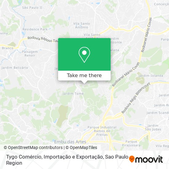 Tygo Comércio, Importação e Exportação map