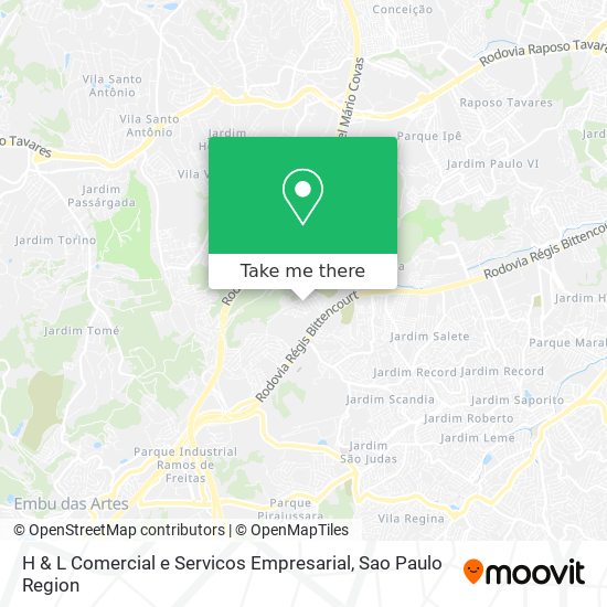 H & L Comercial e Servicos Empresarial map