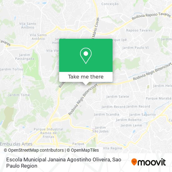 Escola Municipal Janaina Agostinho Oliveira map