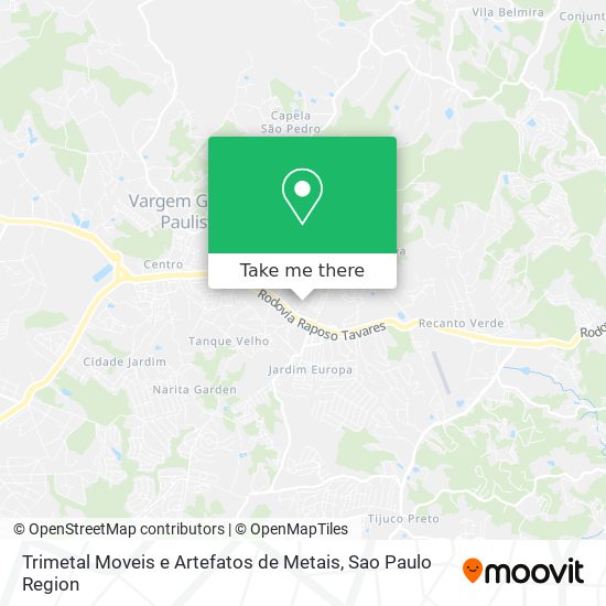 Trimetal Moveis e Artefatos de Metais map