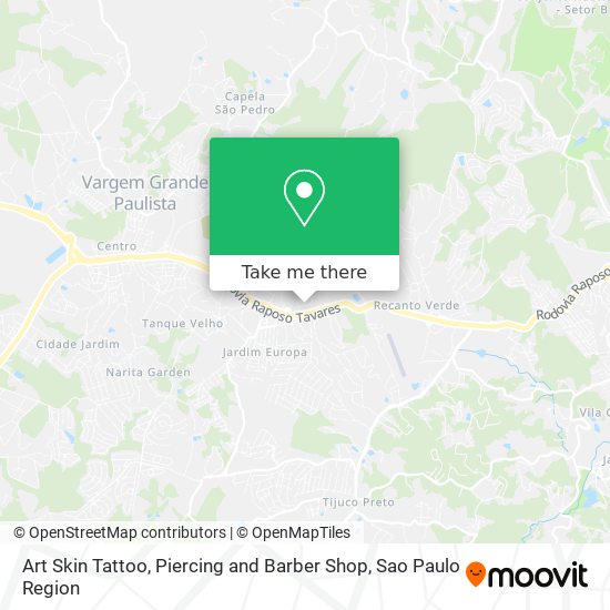 Art Skin Tattoo, Piercing and Barber Shop map