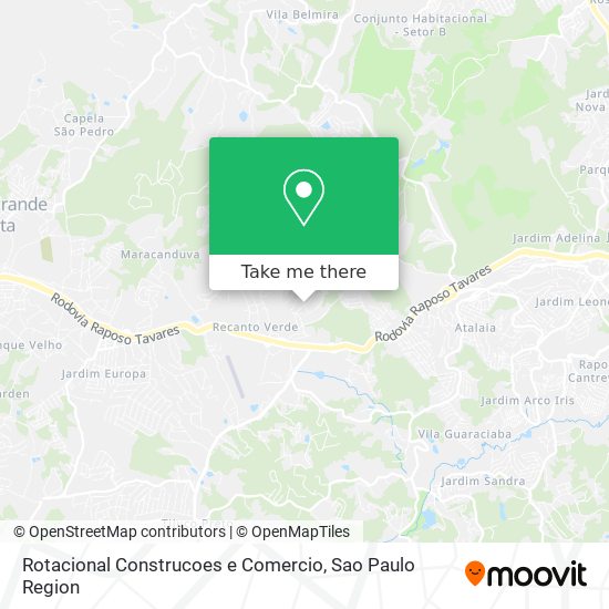 Rotacional Construcoes e Comercio map