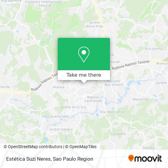 Estética Suzi Neres map