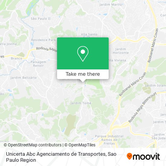 Unicerta Abc Agenciamento de Transportes map