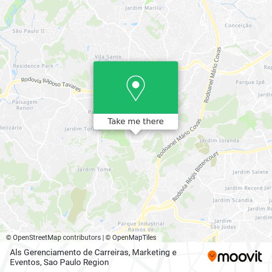 Mapa Als Gerenciamento de Carreiras, Marketing e Eventos