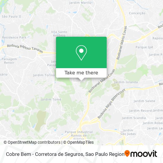 Cobre Bem - Corretora de Seguros map