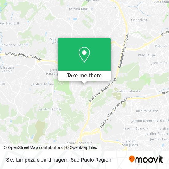 Sks Limpeza e Jardinagem map