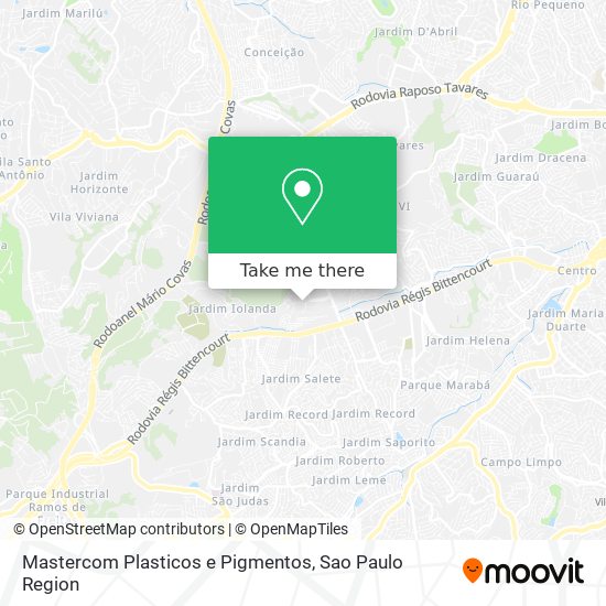 Mastercom Plasticos e Pigmentos map