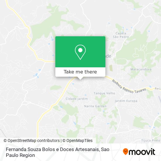 Fernanda Souza Bolos e Doces Artesanais map