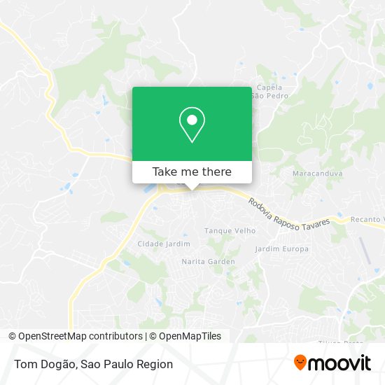 Mapa Tom Dogão