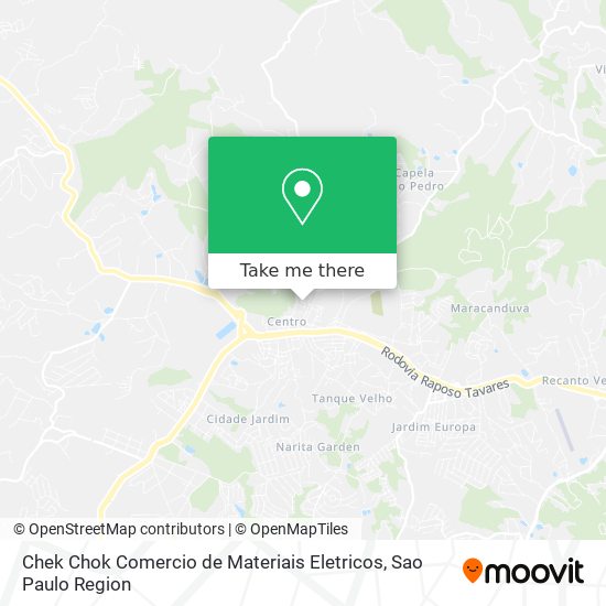 Chek Chok Comercio de Materiais Eletricos map