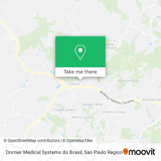 Dornier Medical Systems do Brasil map