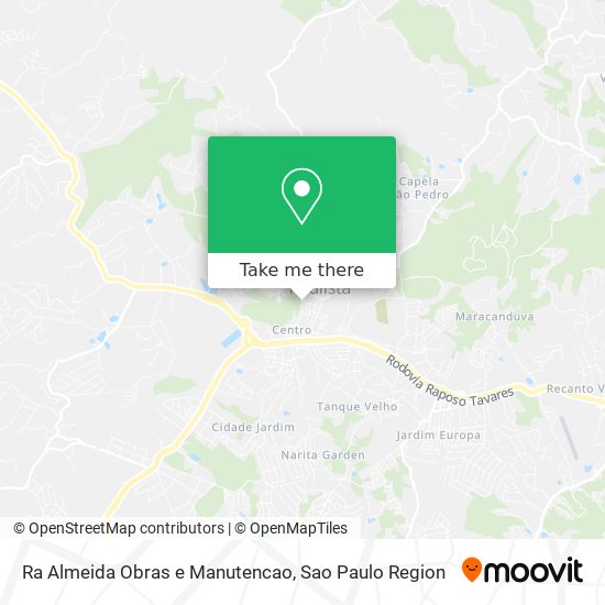 Ra Almeida Obras e Manutencao map