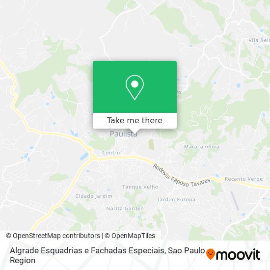 Algrade Esquadrias e Fachadas Especiais map