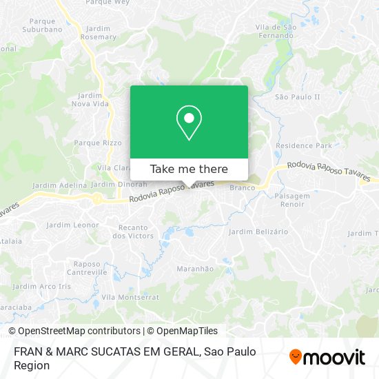 Mapa FRAN & MARC SUCATAS EM GERAL