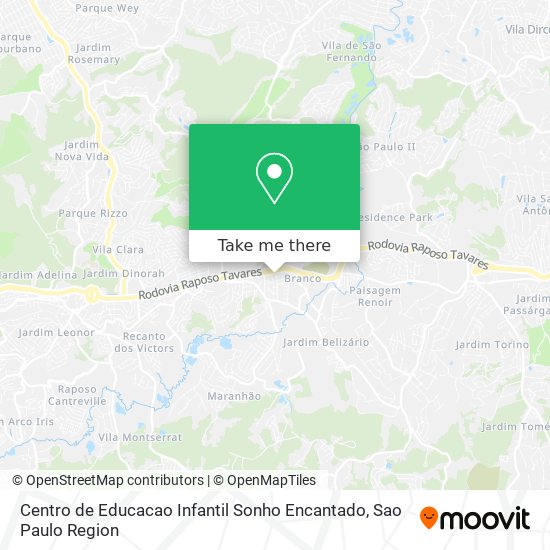 Centro de Educacao Infantil Sonho Encantado map