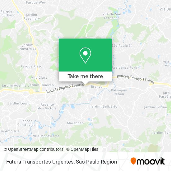 Futura Transportes Urgentes map