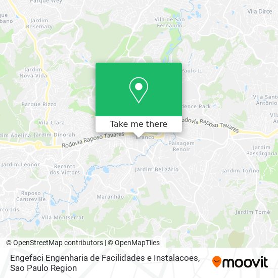 Engefaci Engenharia de Facilidades e Instalacoes map