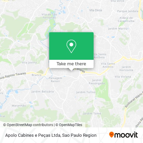 Apolo Cabines e Peças Ltda map